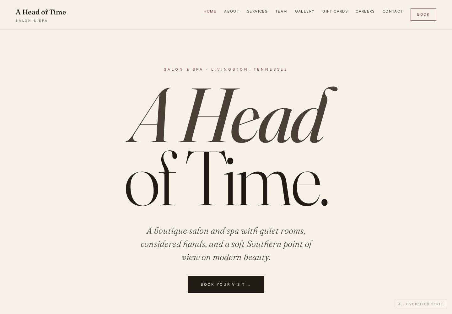 Oversized Serif