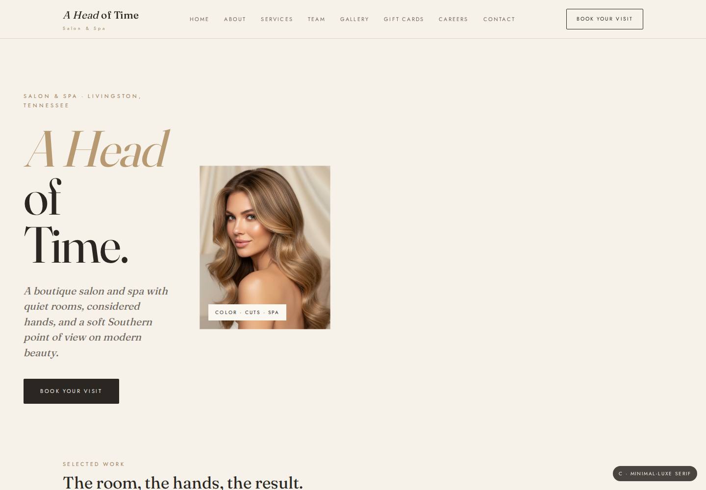 Minimal-Luxe Serif